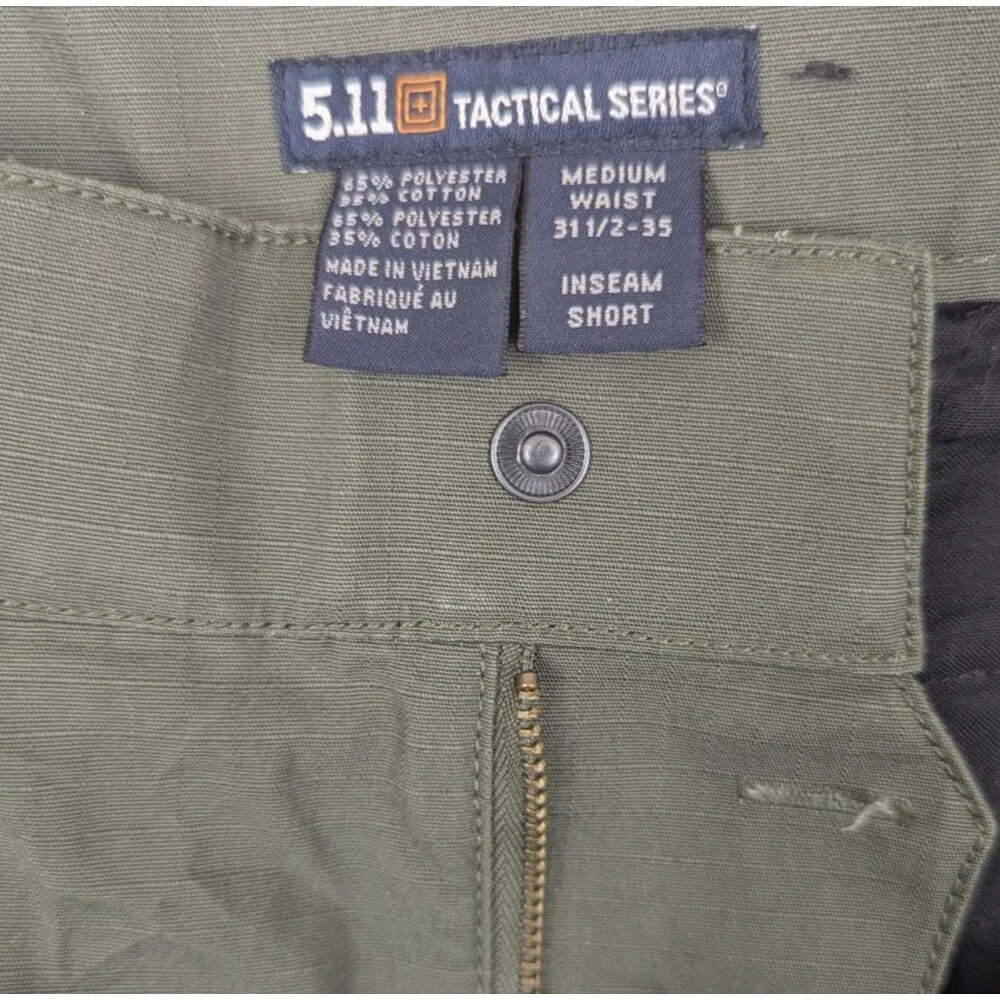 5.11 Taclite Pro Tactical Pants Men Size 30x29 Actual Olive Green Ripstop Cargo